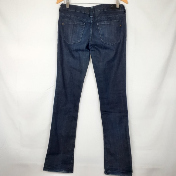 Express Blue Stella Barely Boots Jeans Sz Long 4 - Picture 8 of 8